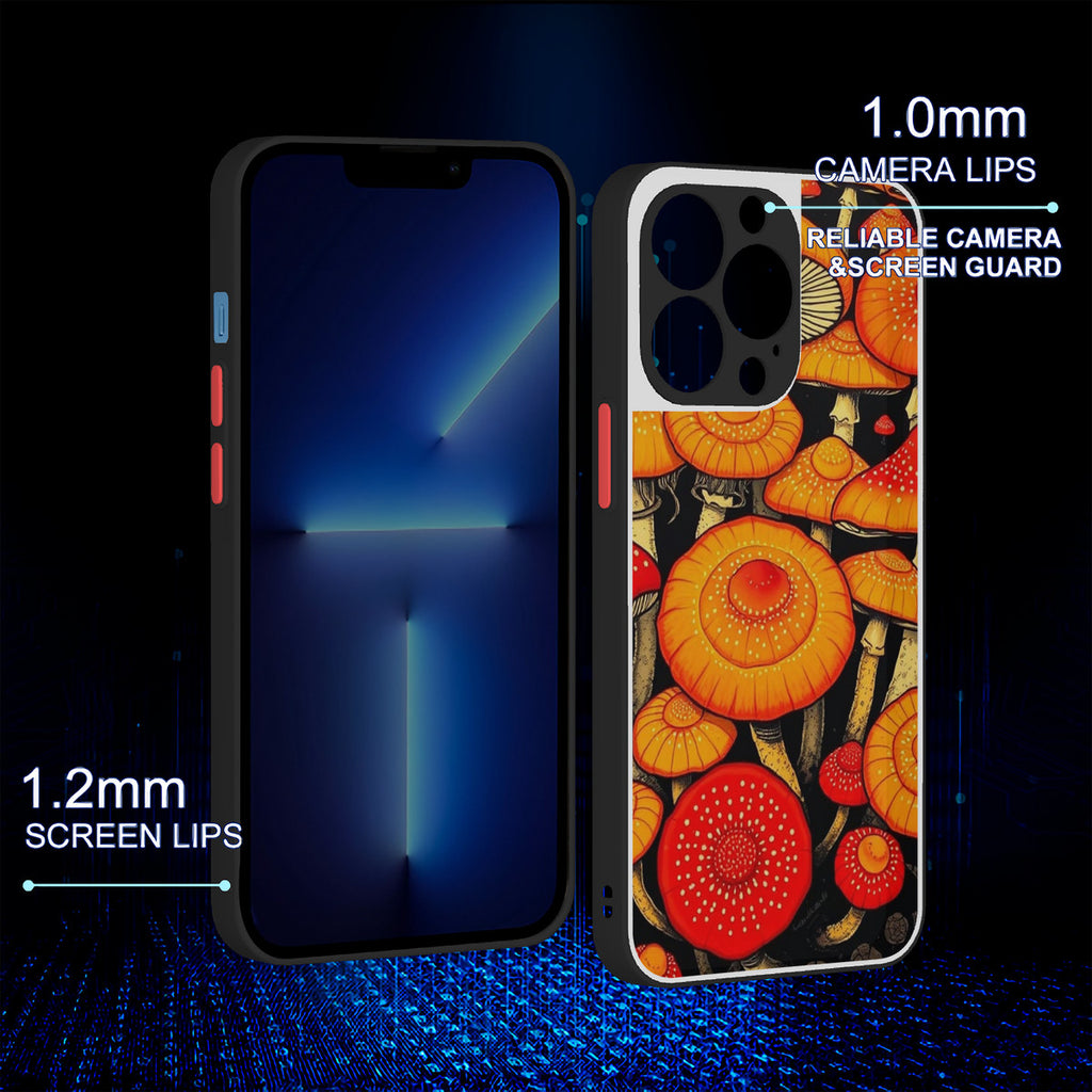 📱Shock-Resistant Mushroom Swirl Phone Case – Forest Energy Edition" 🍄📱⚡