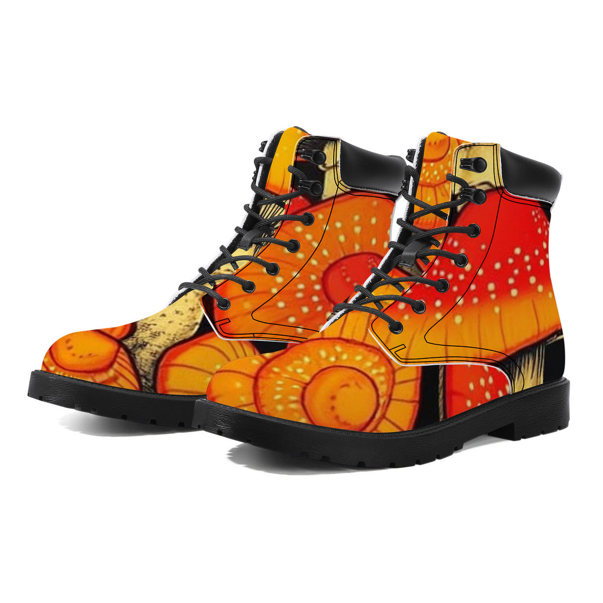 D20 Synthetic Leather Boots🍄 🍄