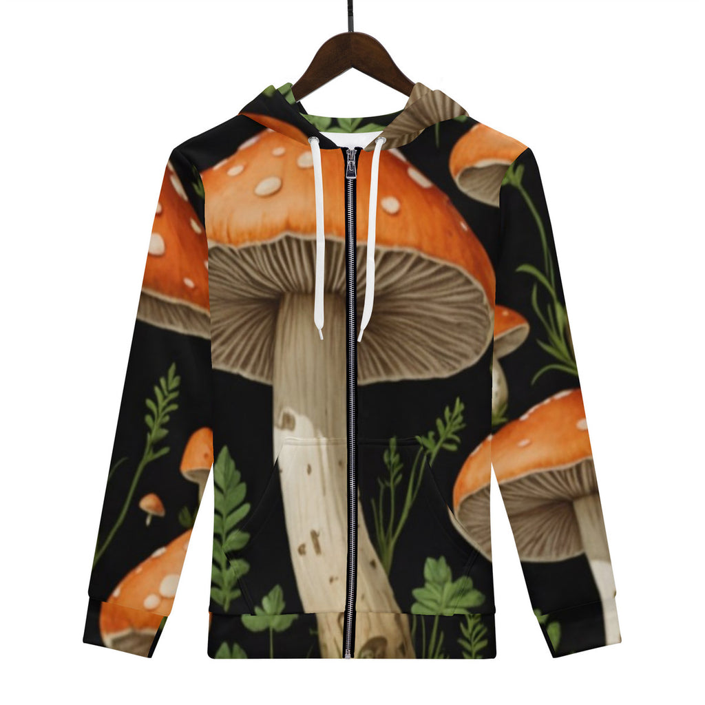 🌟🍄 Men's All Over Print Zip Hoodie🌟🍄