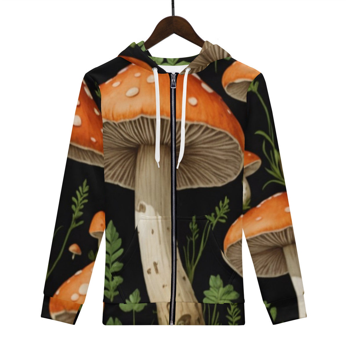 🌟🍄 Men's All Over Print Zip Hoodie🌟🍄