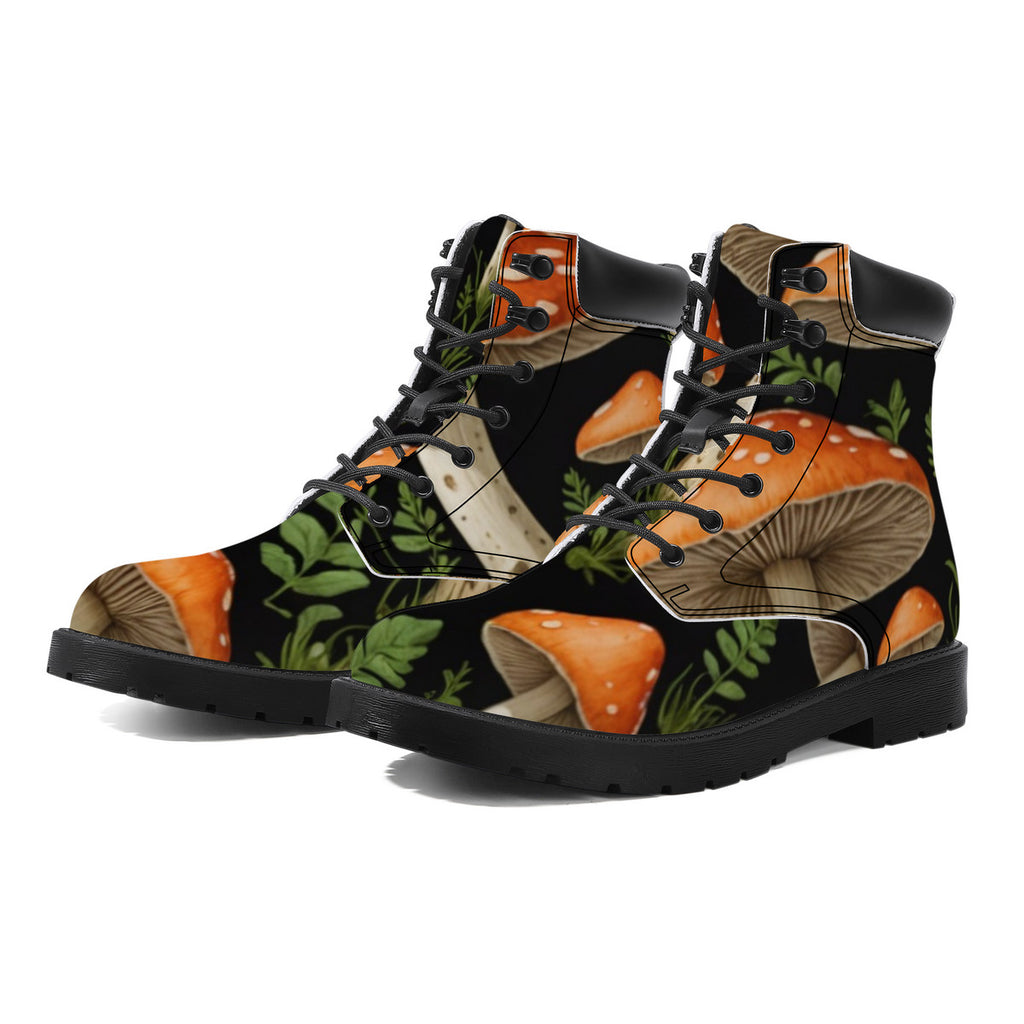 D20 Synthetic Leather Boots🍄 🍄