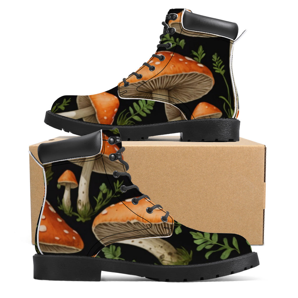 D20 Synthetic Leather Boots🍄 🍄