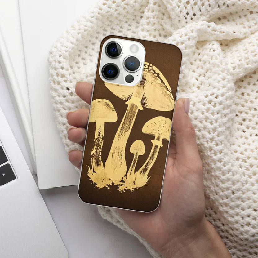 Eco-Friendly Mushroom Phone Case, Biodegradable Cell Phone Cover Slim Fit With Durable Protection