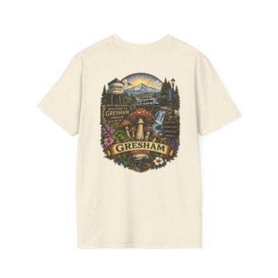 Psychedelic Mushroom Graphic T-Shirt — Red Amanita Illustration