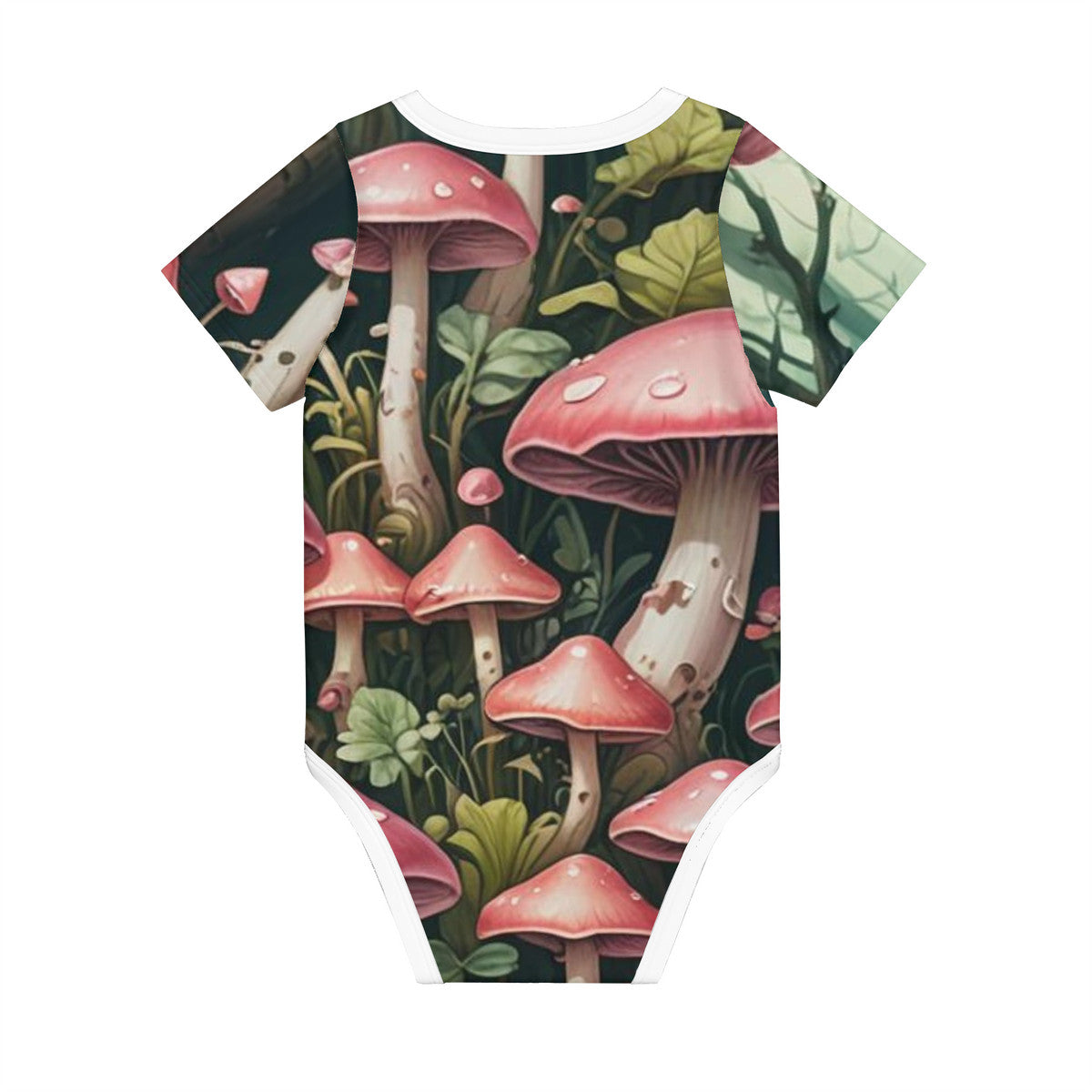 🍄✨All-Over Print Short Sleeve Baby One-Piece🍄✨