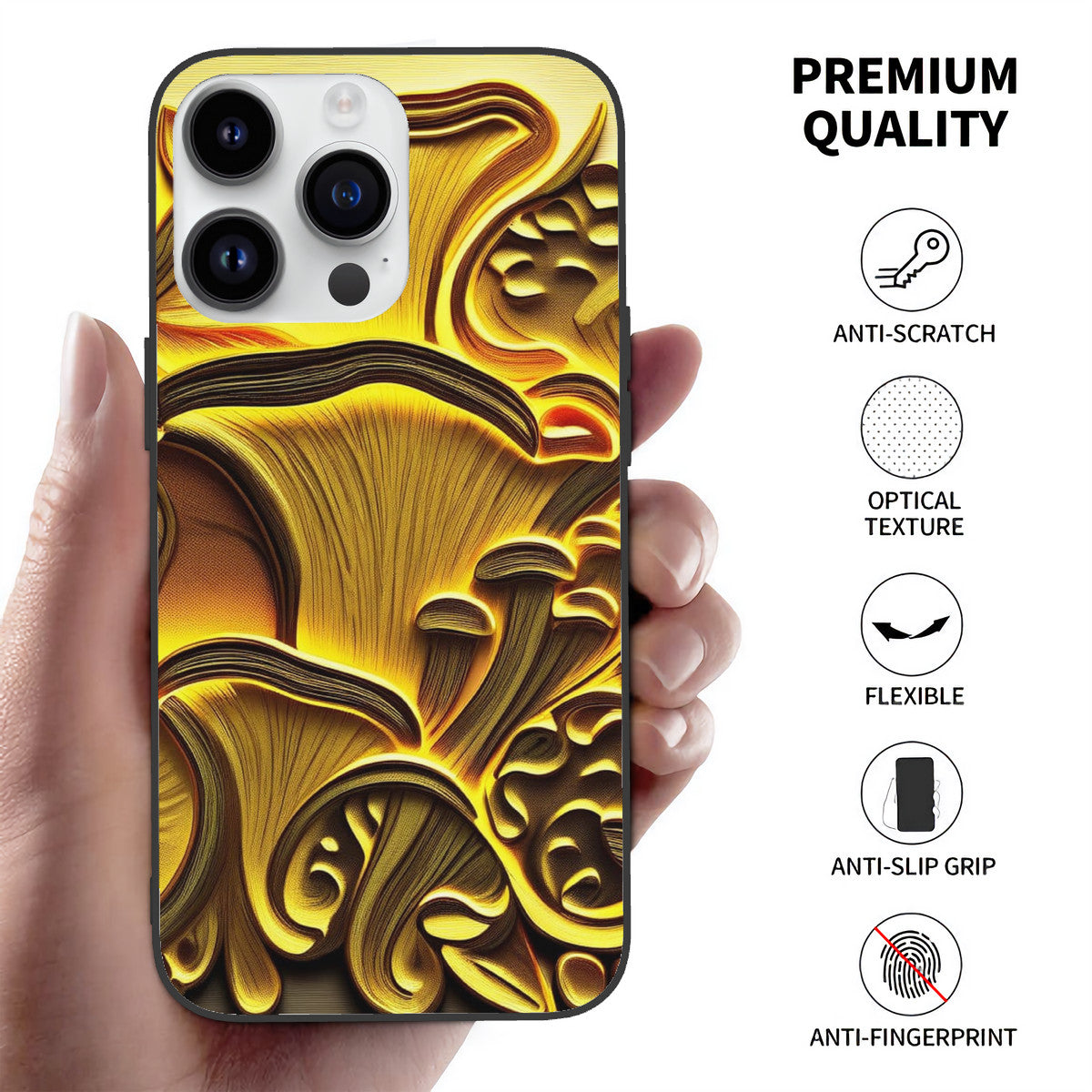 HC_K4 Apple 14 PC Phone Case (3 cameras)