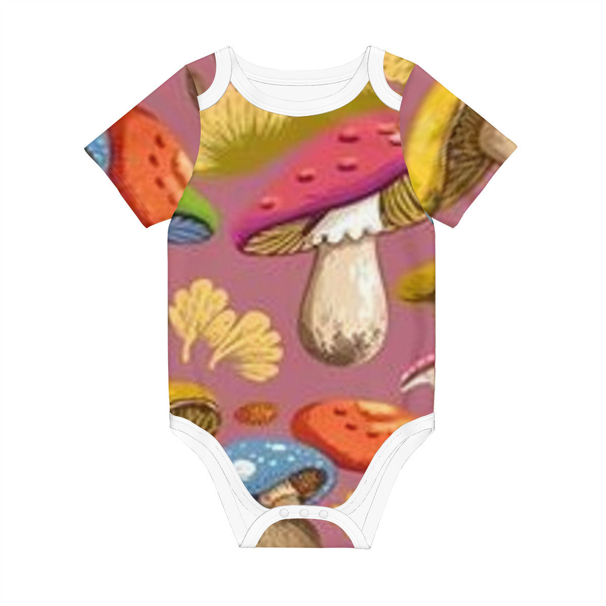🍄✨All-Over Print Short Sleeve Baby One-Piece🍄✨